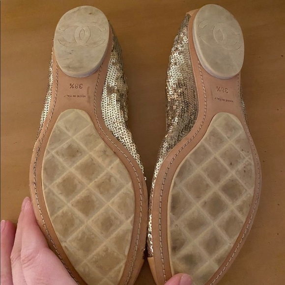 Chanel sequin flats - Picture 8 of 12